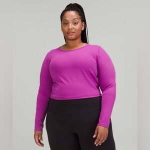 NWOT Lululemon Wunder Train Long Sleeve Cropped